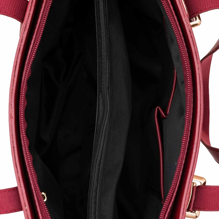 Maroon Formal Shoulder Bag For Women P55859