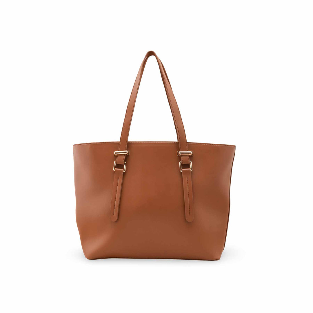 Mustard Formal Shoulder Bag For Women P55859