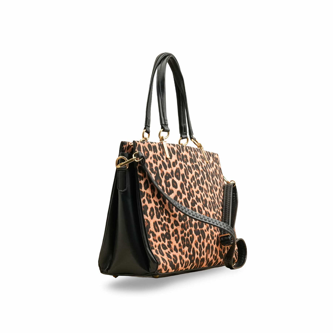 Peach Formal Hand Bag For Women P55860