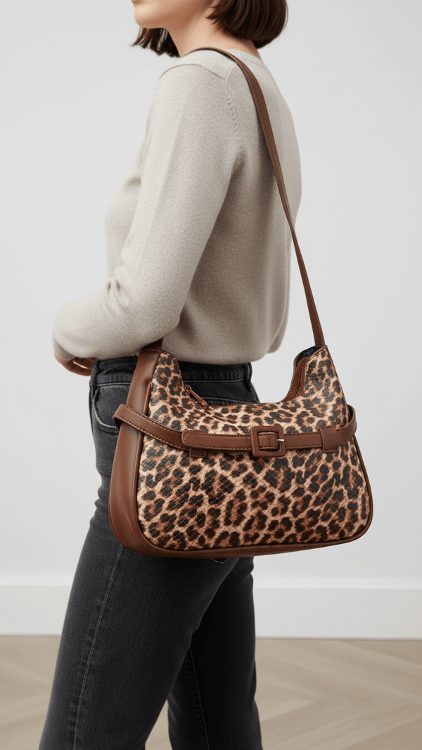 Brown Formal Shoulder Bag For Women P55861