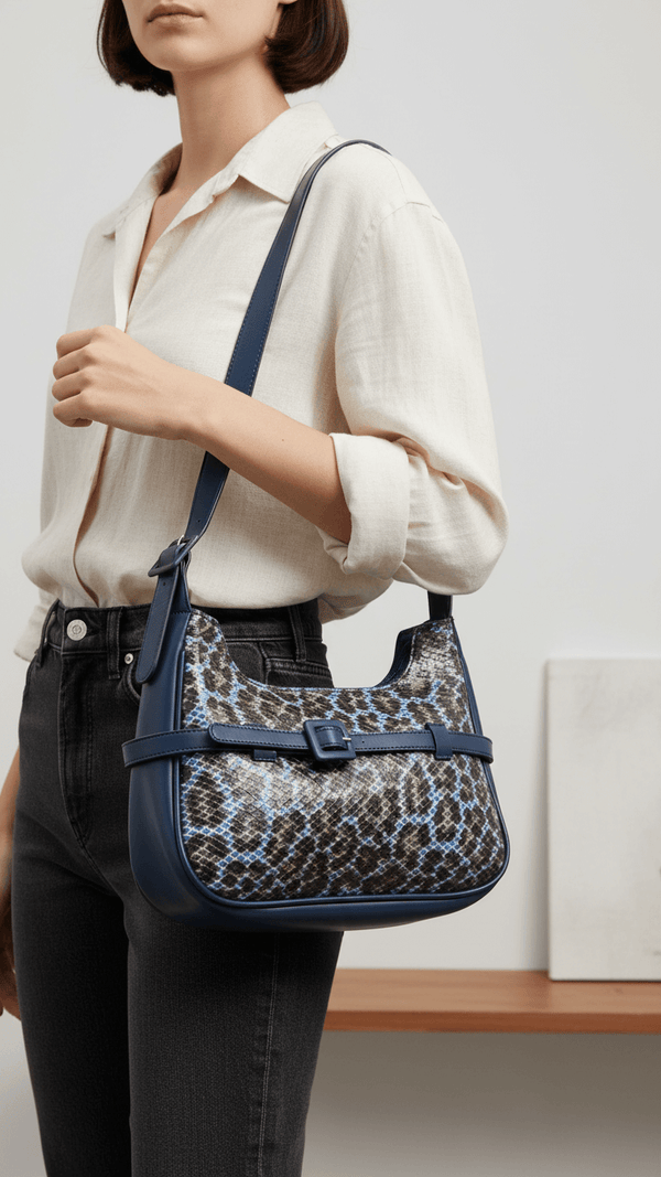 Navy Formal Shoulder Bag For Women P55861