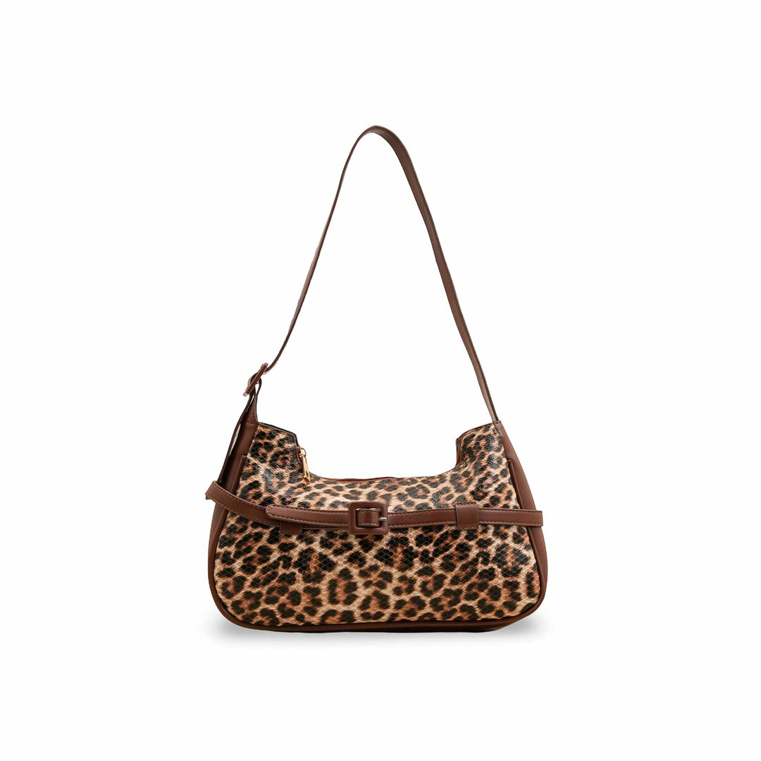 Brown Formal Shoulder Bag For Women P55861