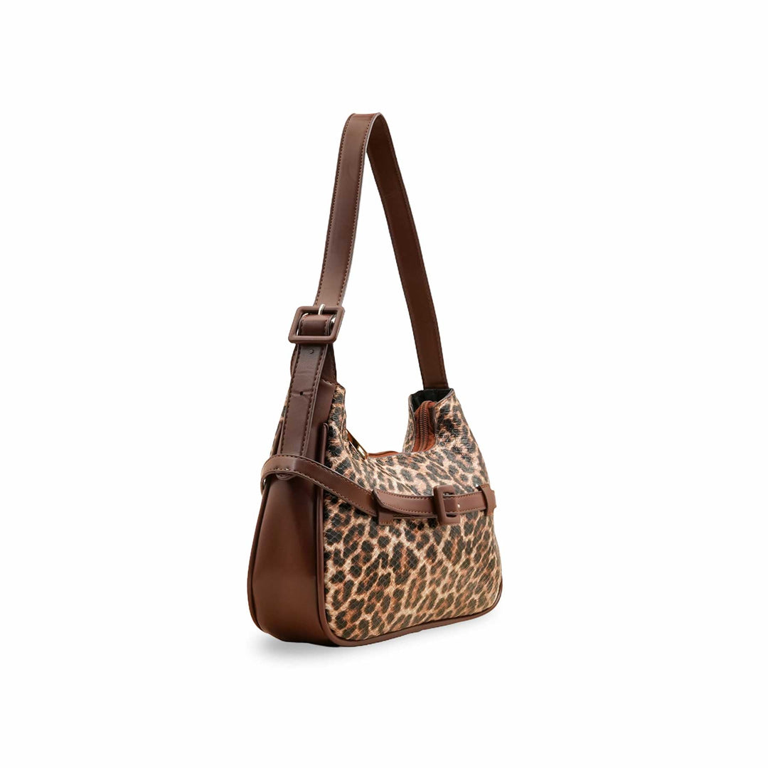 Brown Formal Shoulder Bag For Women P55861
