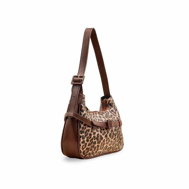 Brown Formal Shoulder Bag For Women P55861