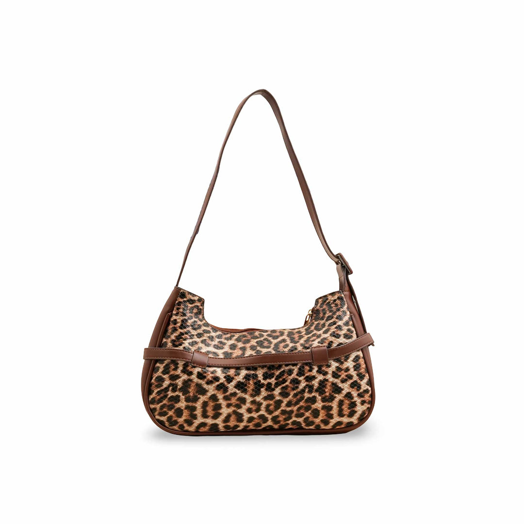 Brown Formal Shoulder Bag For Women P55861