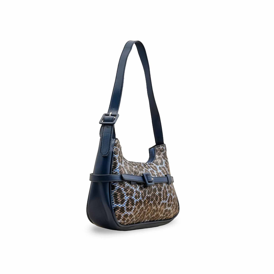 Navy Formal Shoulder Bag For Women P55861