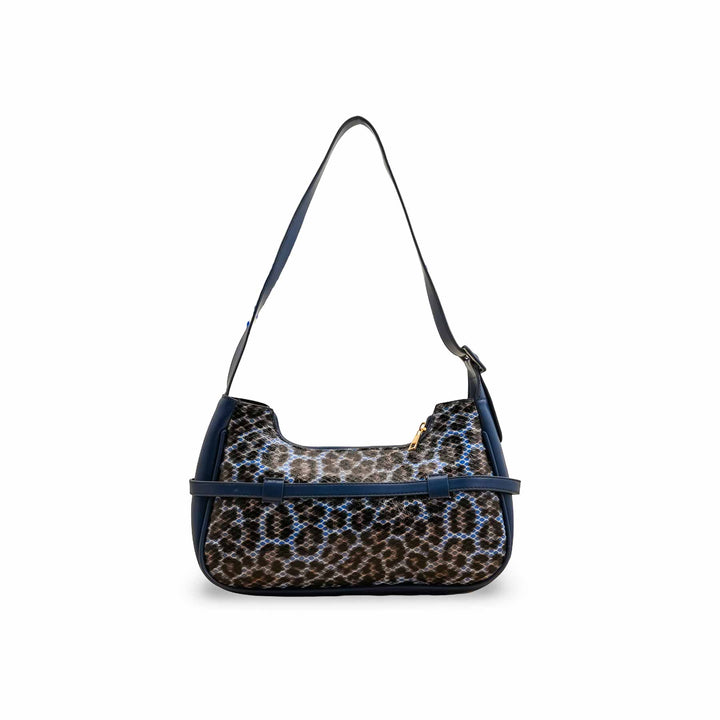 Navy Formal Shoulder Bag For Women P55861