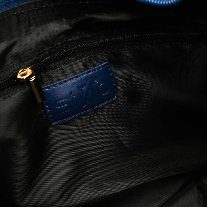 Navy Formal Shoulder Bag For Women P55861