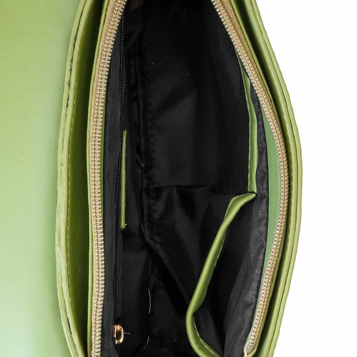 Green Formal Shoulder Bag For Ladies P55862