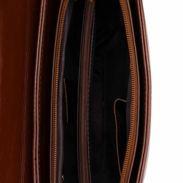 Brown Formal Shoulder Bag For Ladies P55863