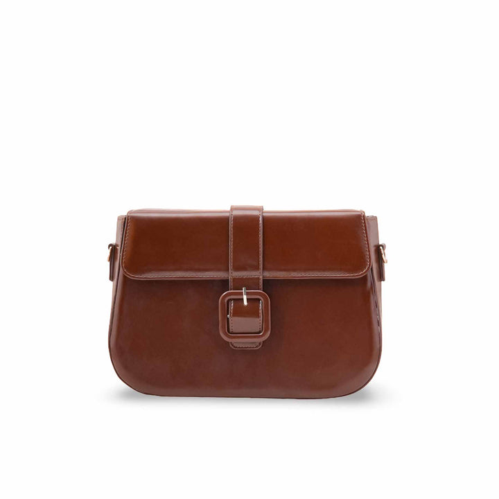 Brown Formal Shoulder Bag For Ladies P55863