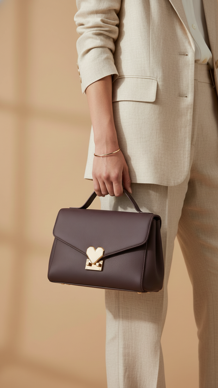 Coffee Casual Hand Bag For Women P55864