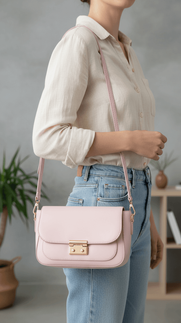 Pink Casual Shoulder Bag For Women P55866