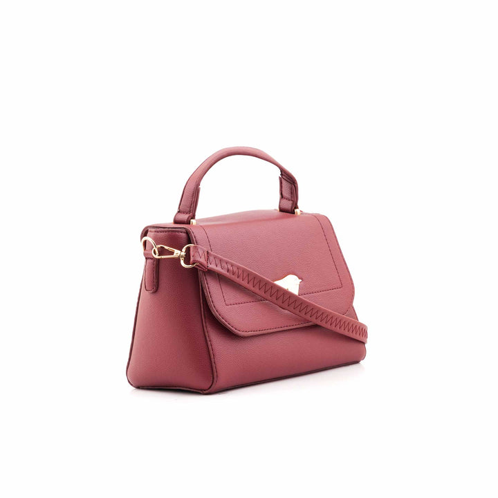 Maroon Casual Hand Bag For Women P55867