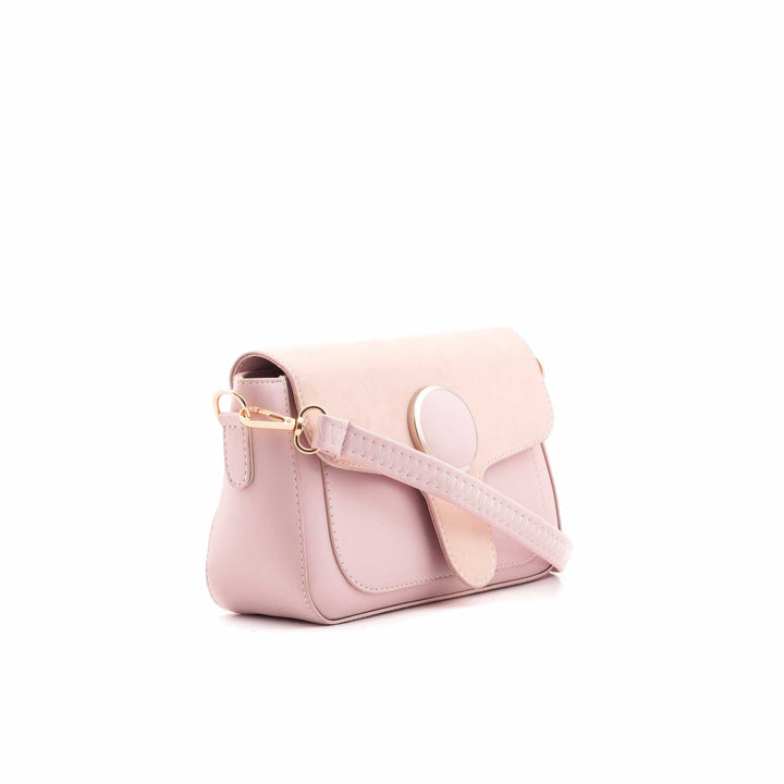 Peach Casual Shoulder Bag For Ladies P55868