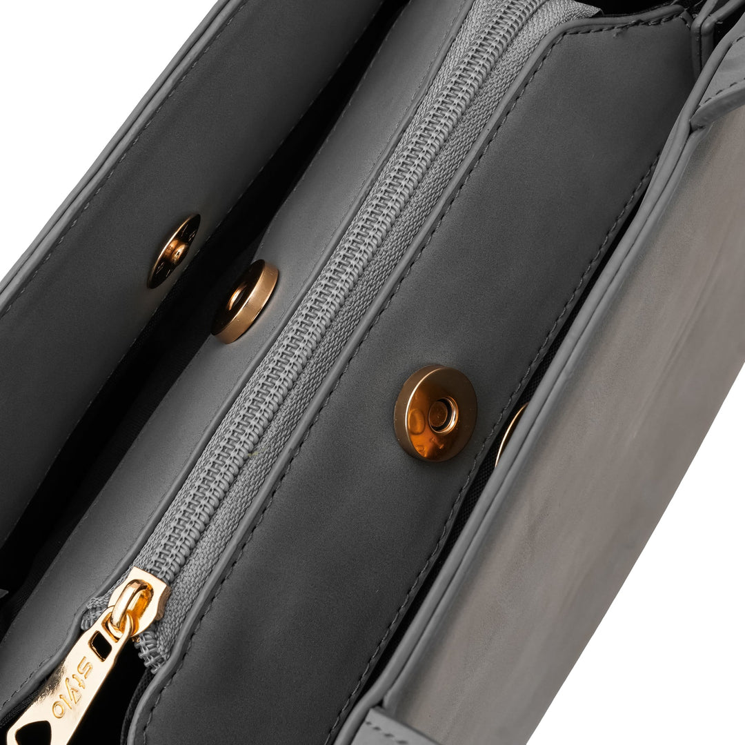 Grey Formal Hand Bag For Women P55870