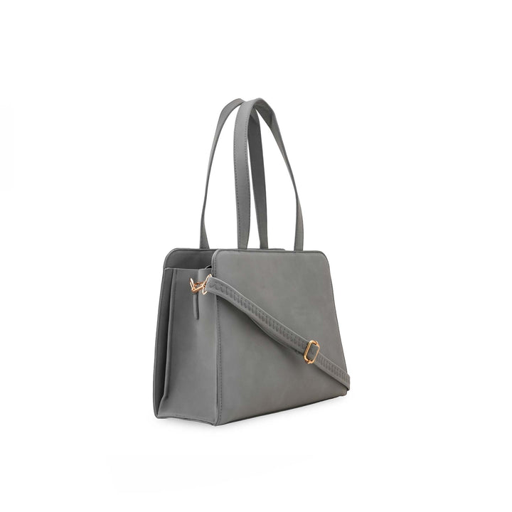 Grey Formal Hand Bag For Women P55870