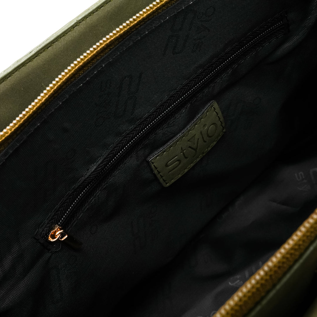 Olive Formal Hand Bag For Women P55870