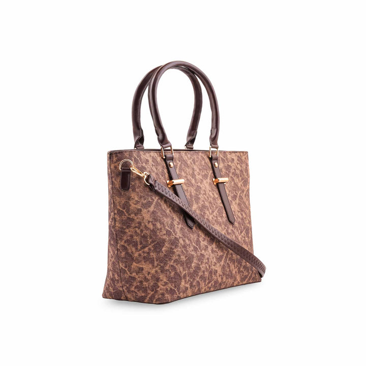 Brown Formal Shoulder Bag P55871