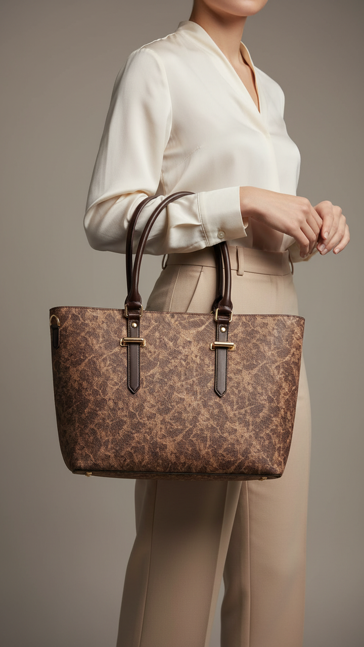 Brown Formal Shoulder Bag P55871