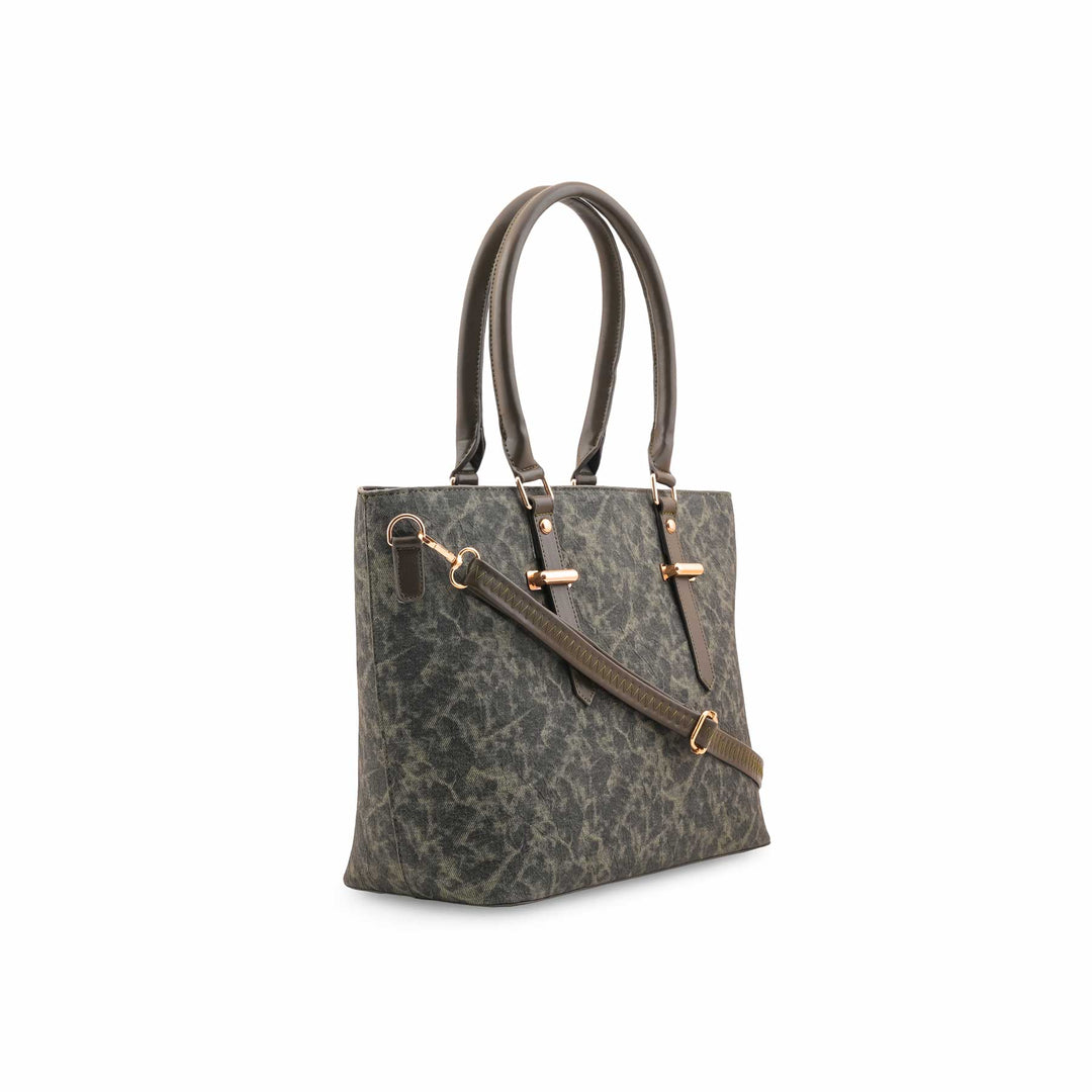 Green Formal Shoulder Bag For Women P55871