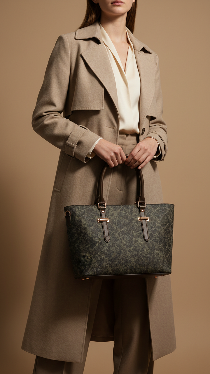 Green Formal Shoulder Bag For Women P55871