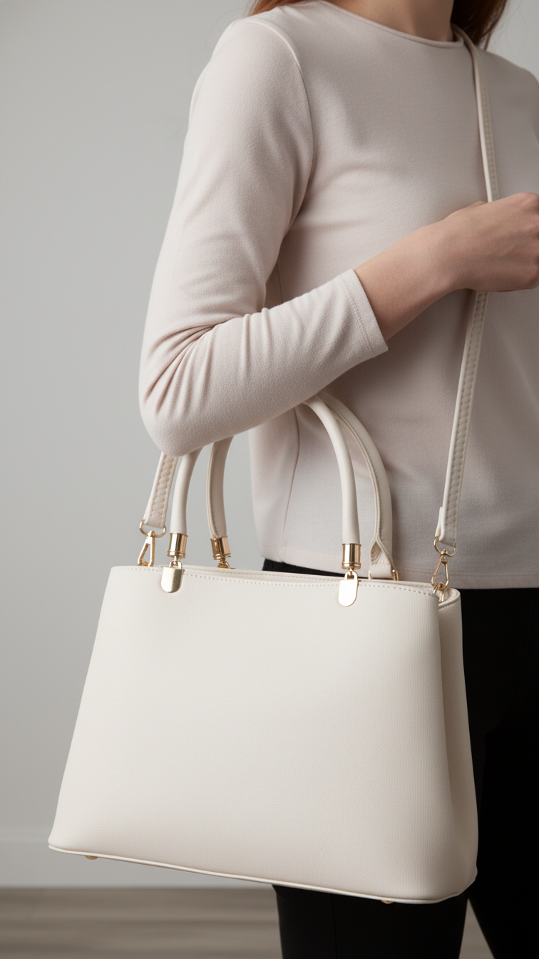 Grey Formal Hand Bag For Women P55873