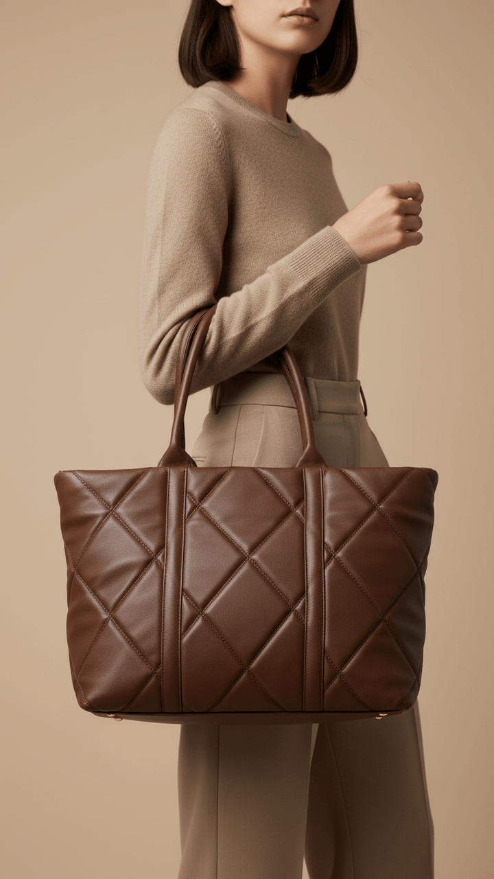 Coffee Casual Shoulder Bag For Women P55874