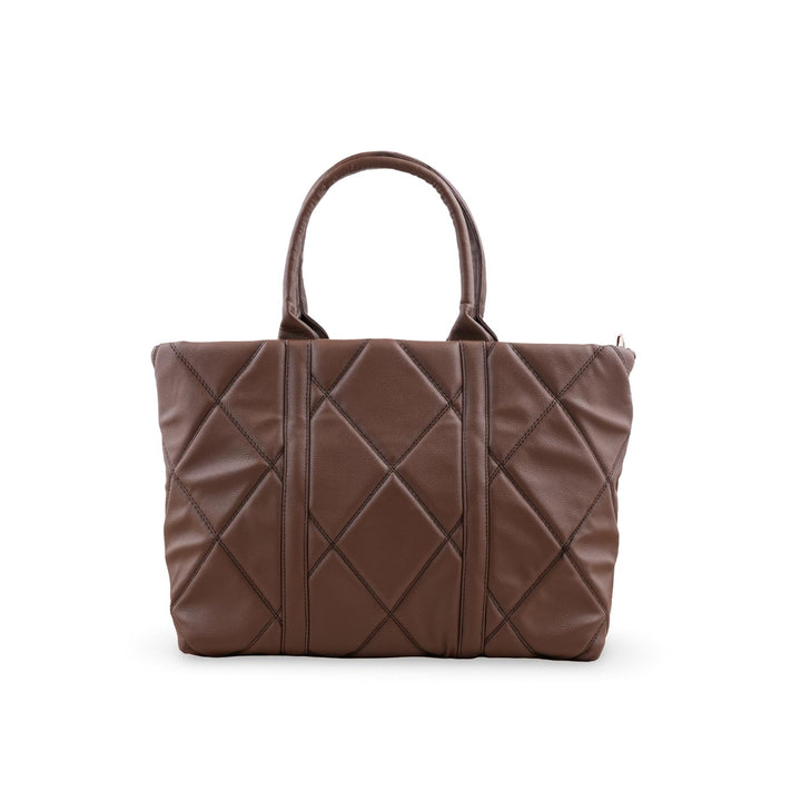 Coffee Casual Shoulder Bag For Women P55874