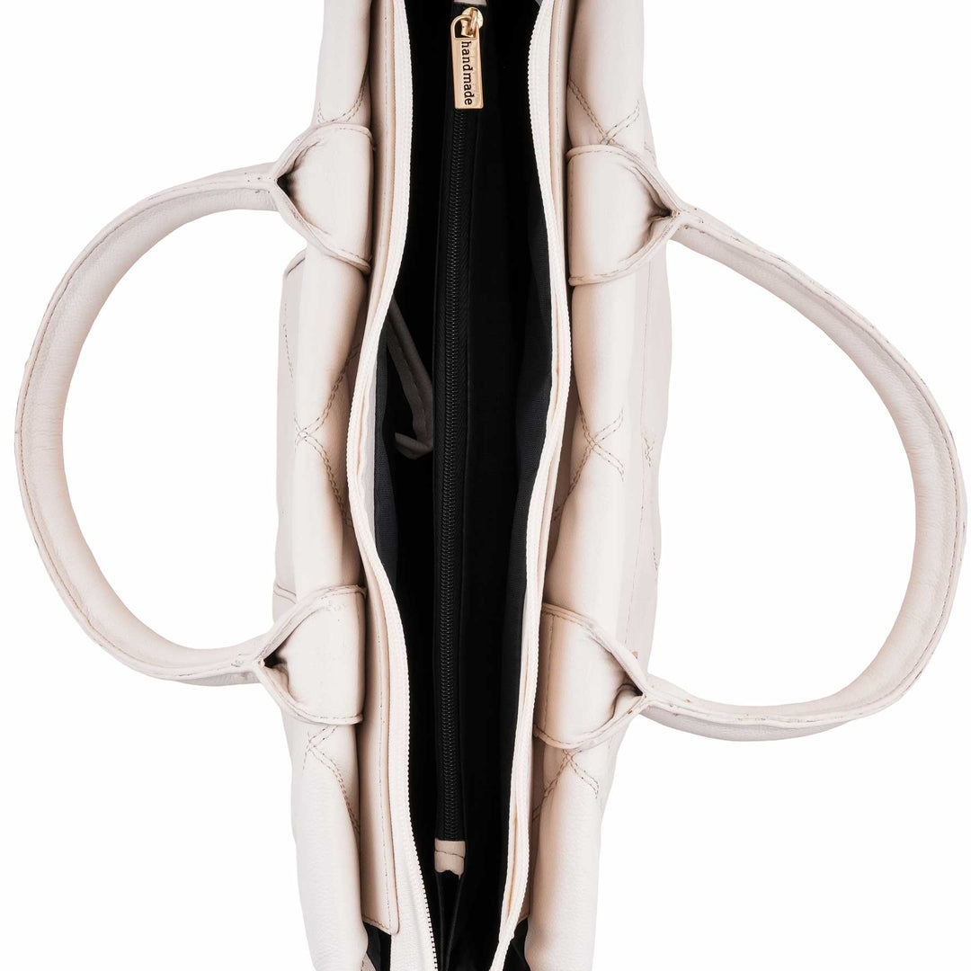 Beige Casual Shoulder Bag For Women P55874