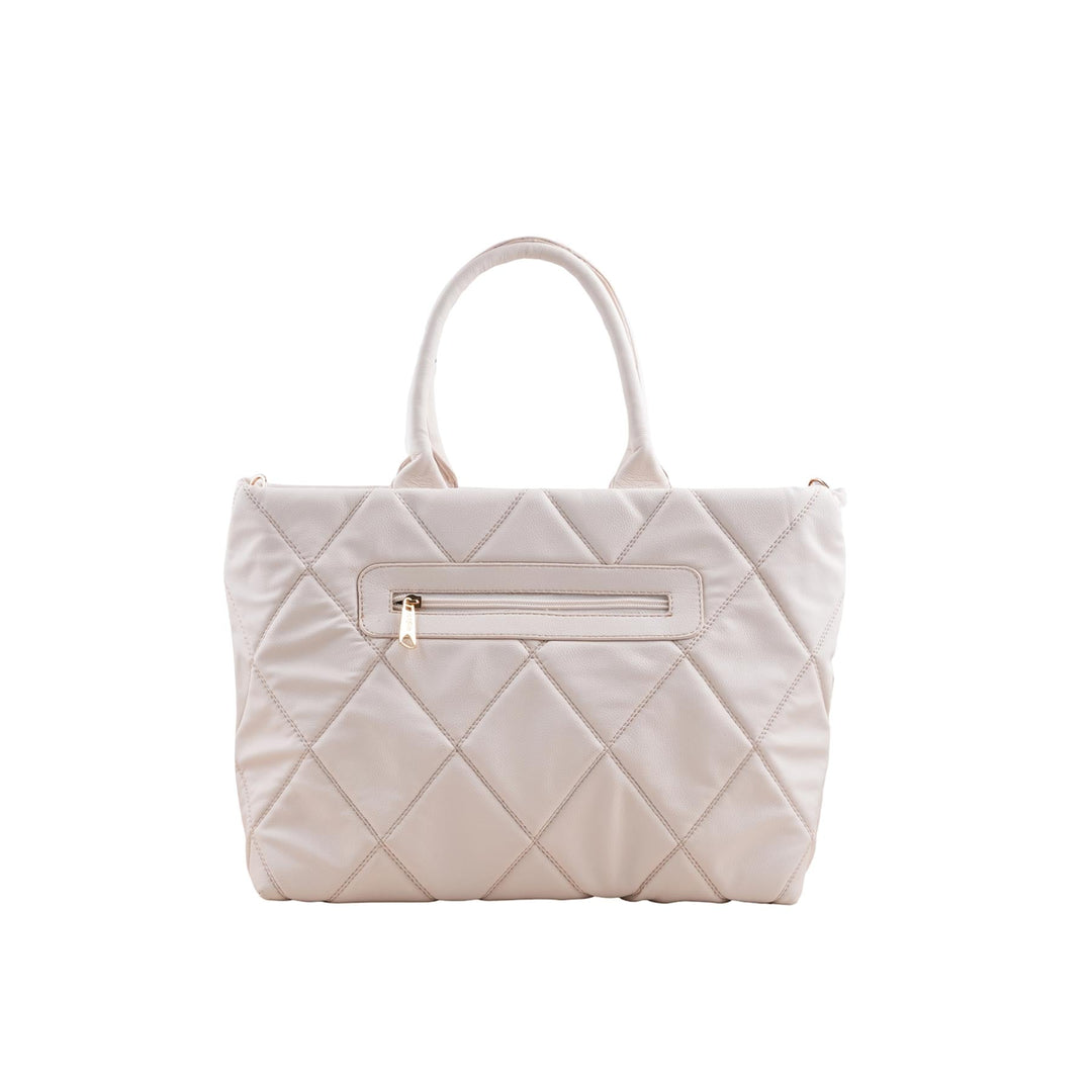 Beige Casual Shoulder Bag For Women P55874