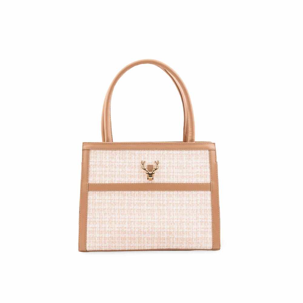 Cream Formal Hand Bag P55875