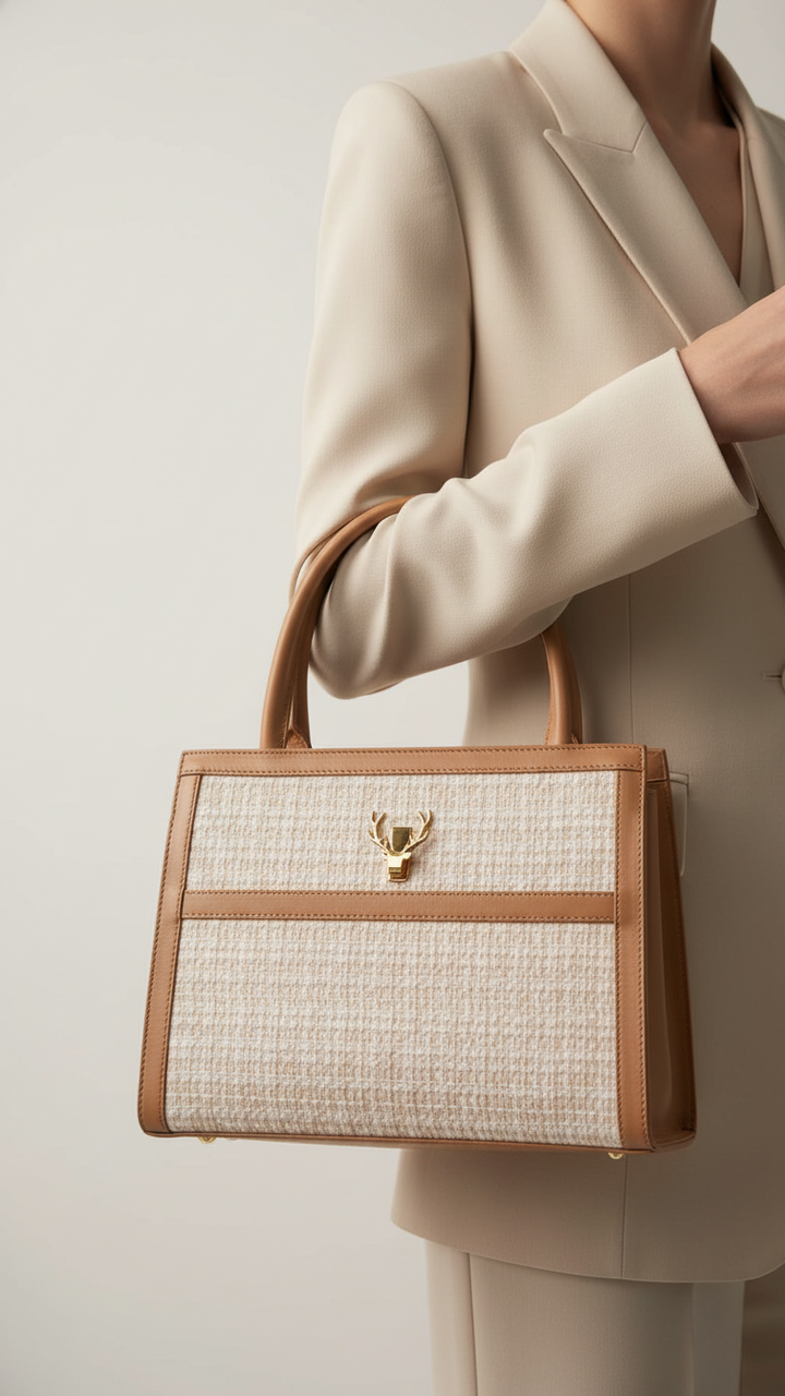 Cream Formal Hand Bag P55875