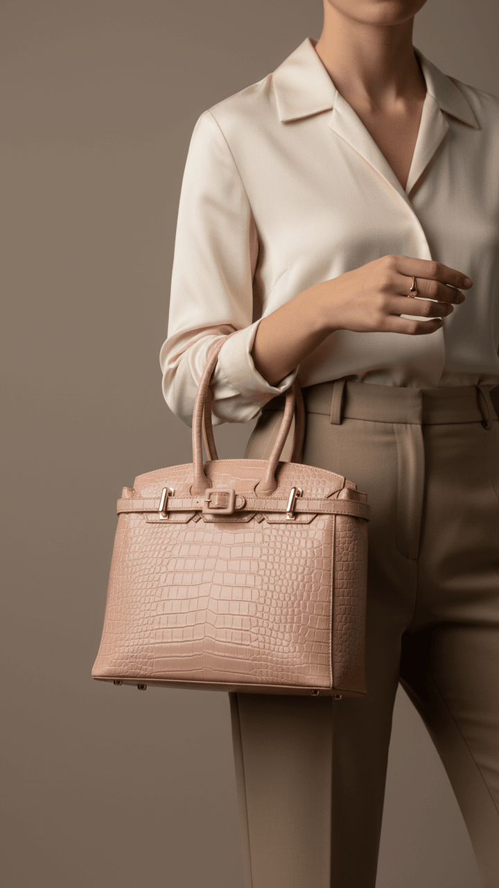 Pink Formal Hand Bag For Women P55876