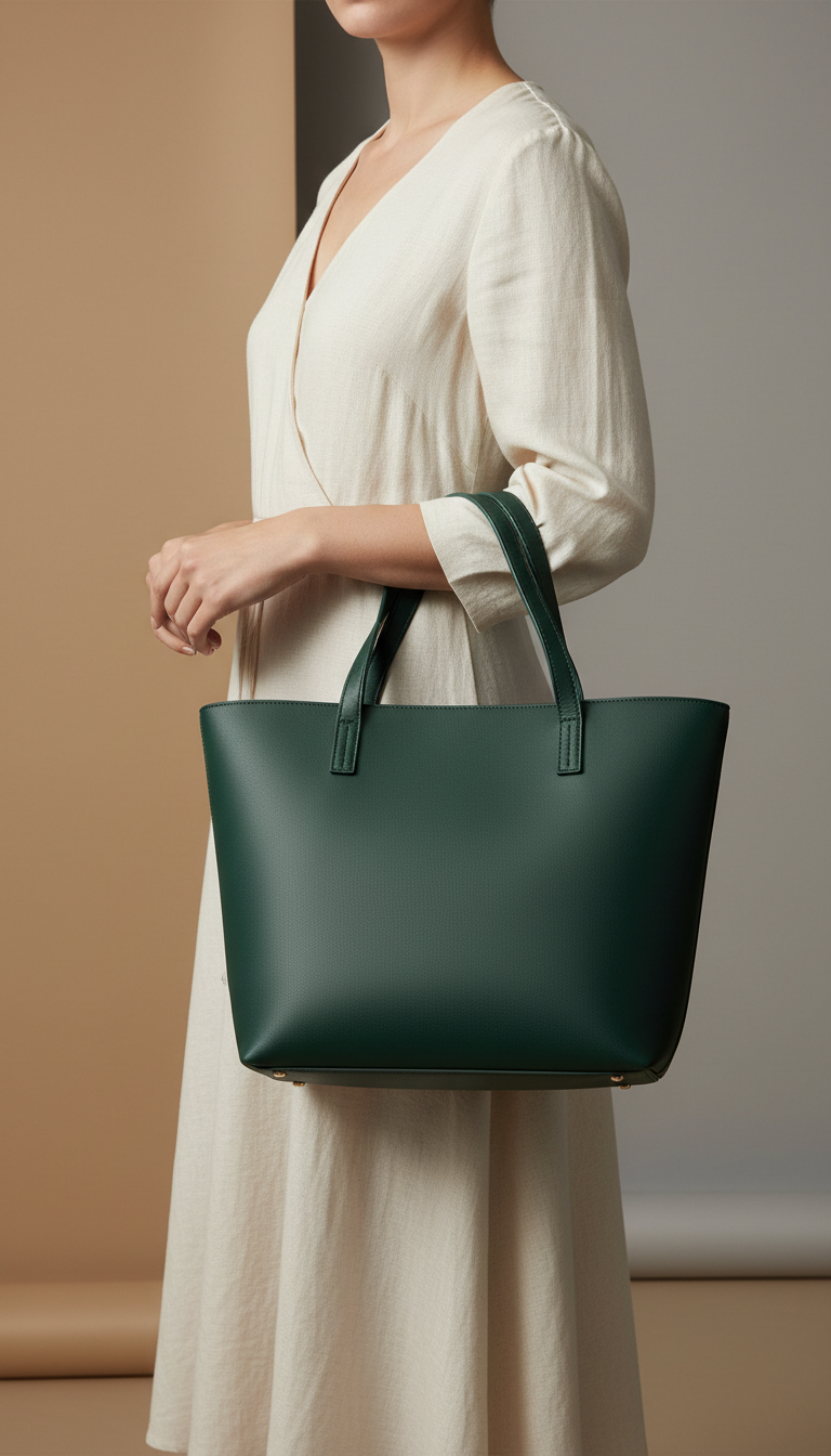 Green Casual Shoulder Bag For Women P55877