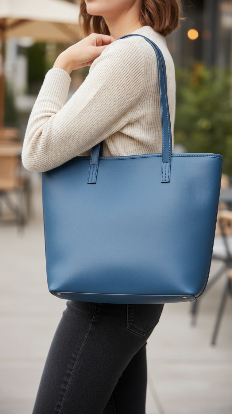 Blue Casual Shoulder Bag For Ladies P55877