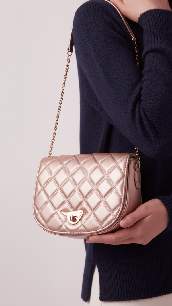 Copper Formal Shoulder Bag For Ladies P55878