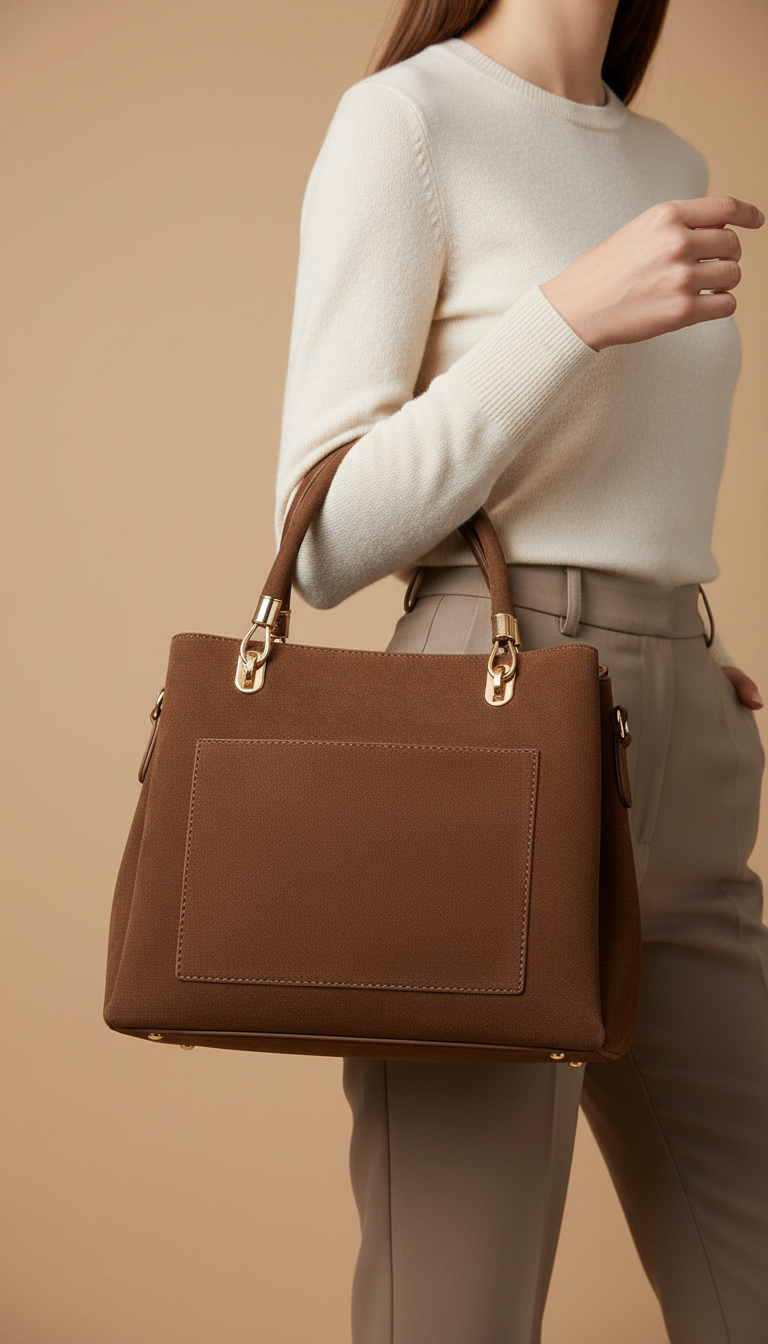 Brown Formal Hand Bag For Women P55880