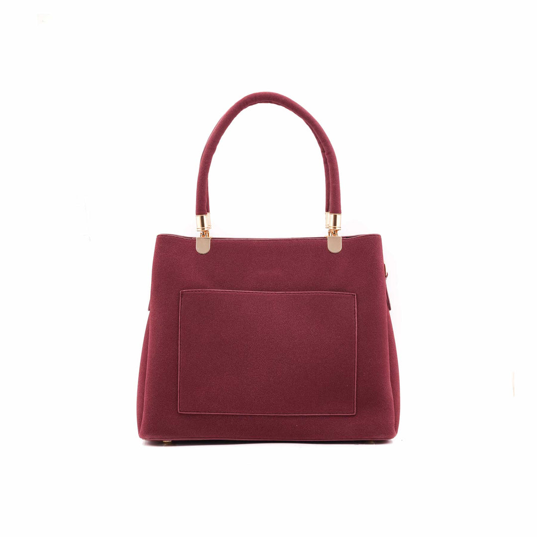 Maroon Formal Hand Bag For Ladies P55880