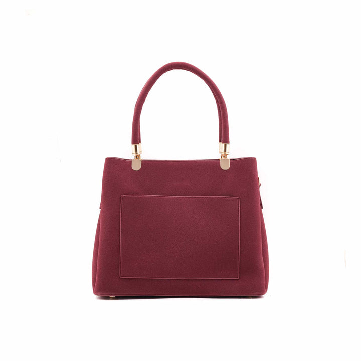 Maroon Formal Hand Bag For Ladies P55880