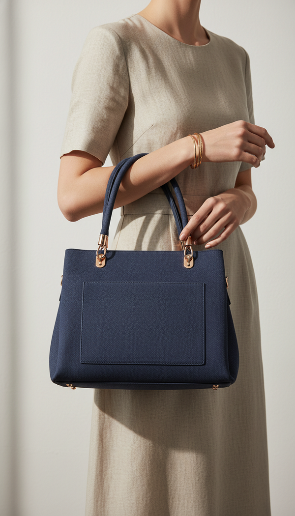 Blue Formal Hand Bag For Ladies P55880