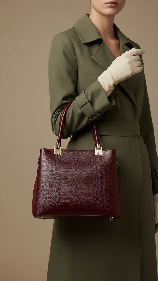 Maroon Formal Hand Bag For Ladies P55883