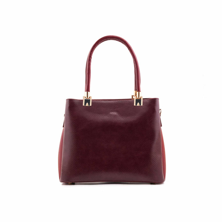 Maroon Formal Hand Bag For Ladies P55883