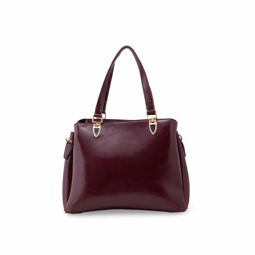 Maroon Formal Hand Bag For Women P55886