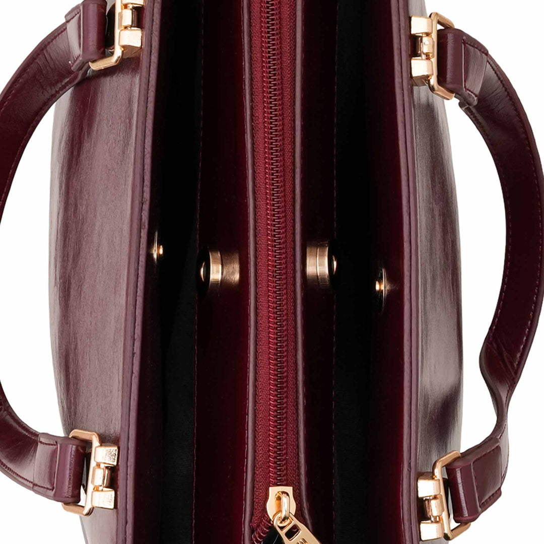 Maroon Formal Hand Bag For Women P55886