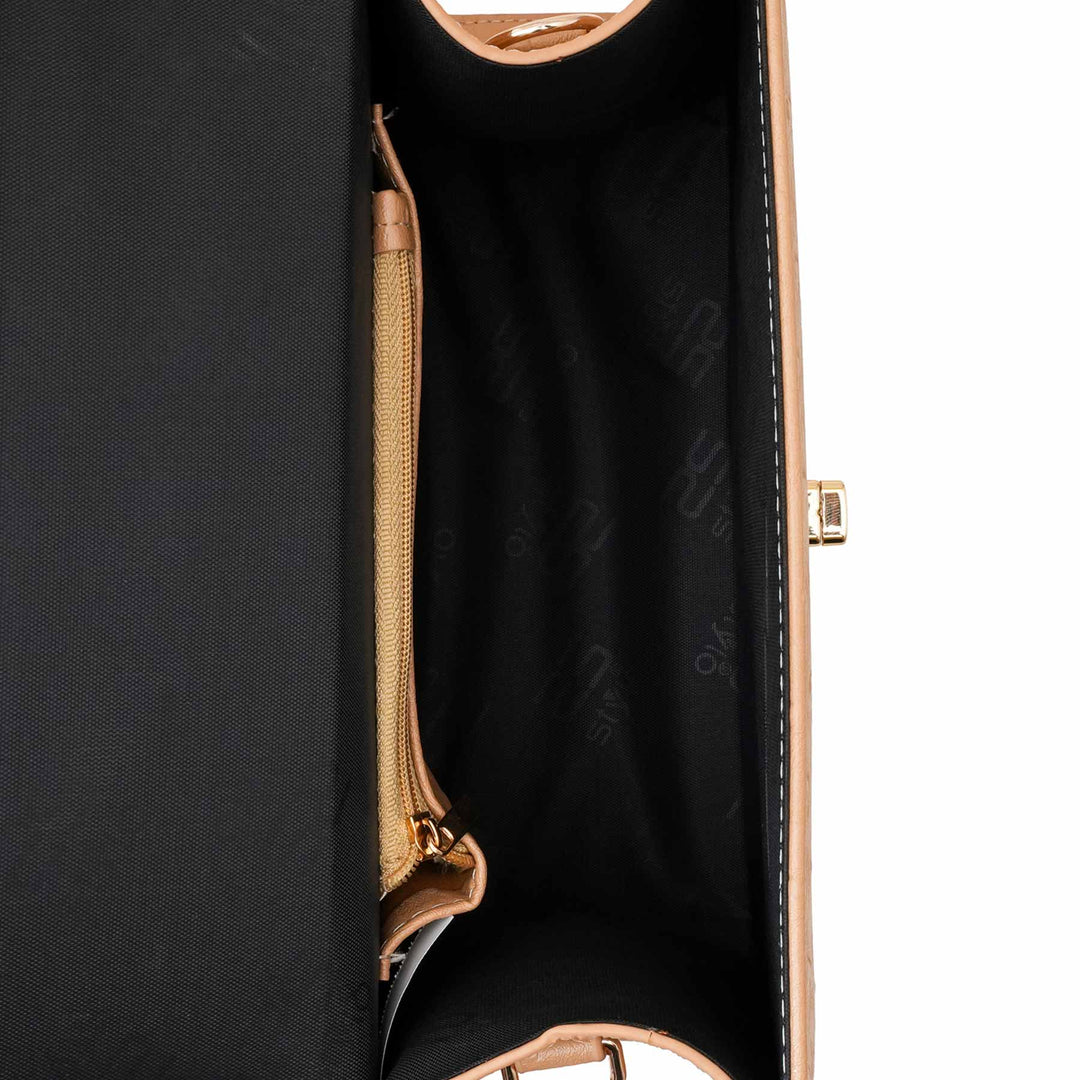 Brown Formal Shoulder Bag For Ladies P55887