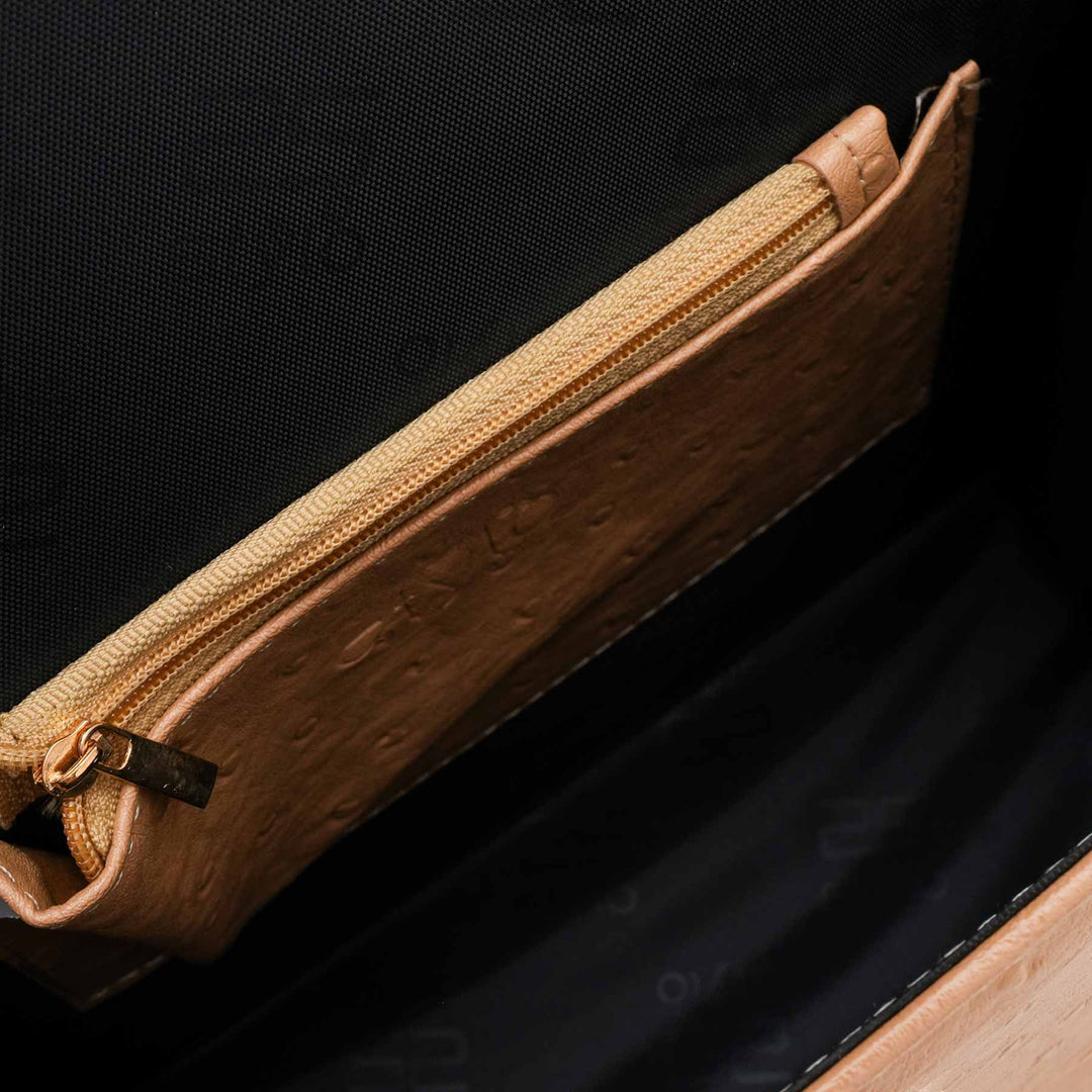 Brown Formal Shoulder Bag For Ladies P55887