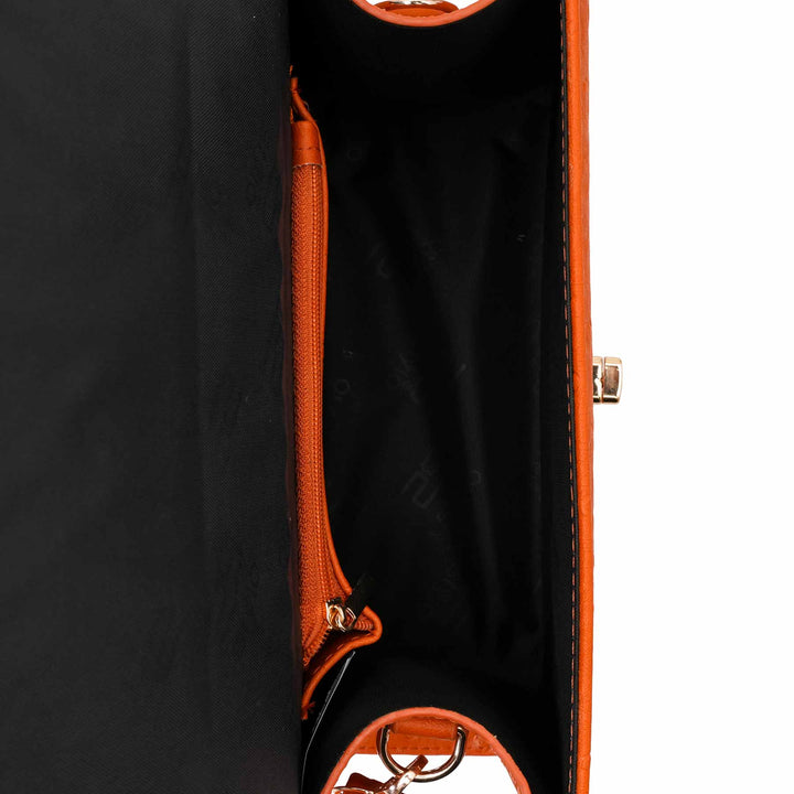 Mustard Formal Shoulder Bag For Ladies P55887