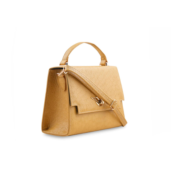 Camel Formal Shoulder Bag For Ladies P55887