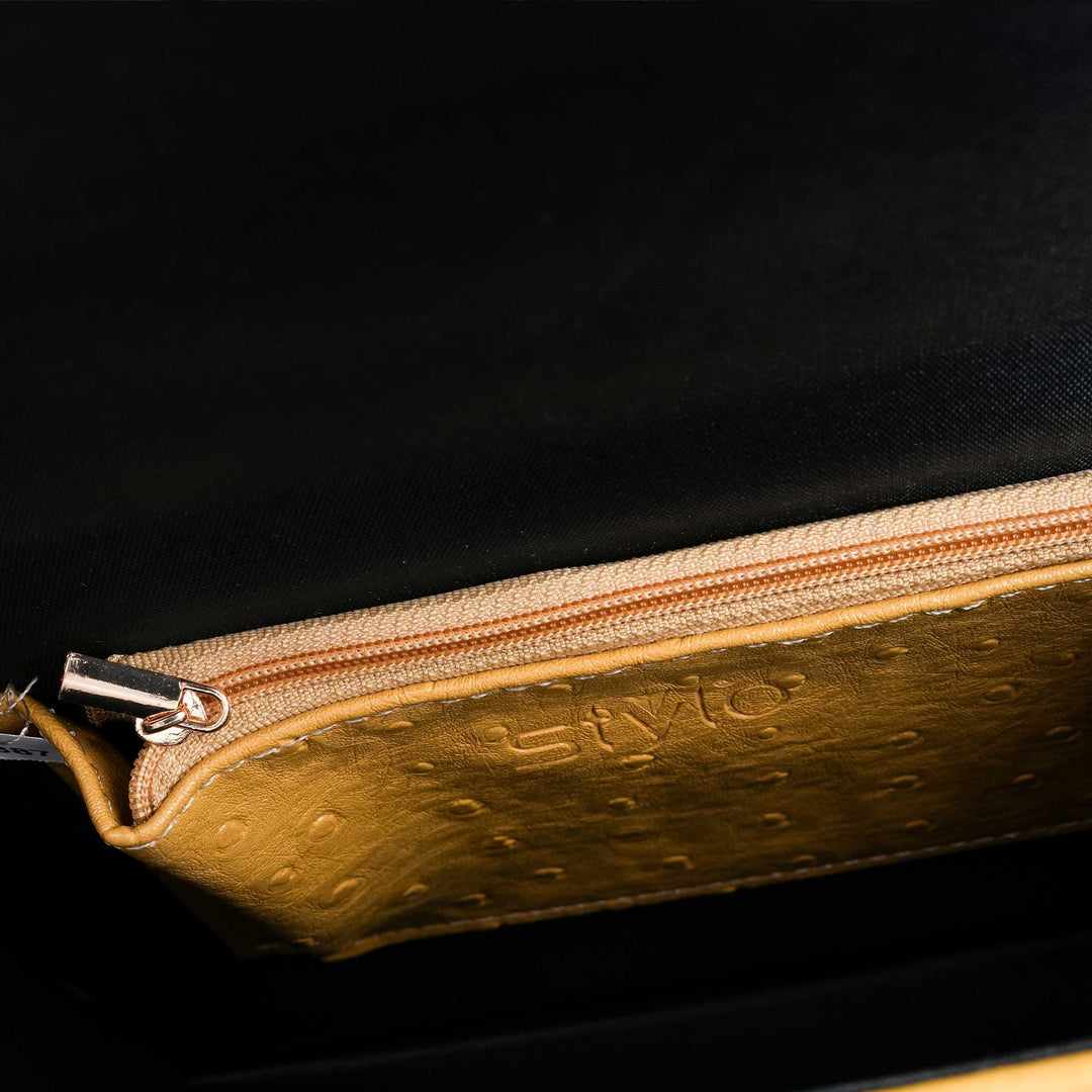 Camel Formal Shoulder Bag For Ladies P55887